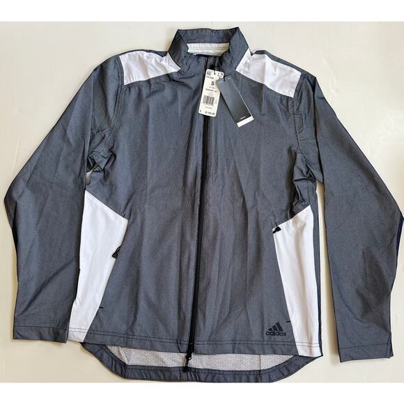 Adidas Golf Rain RDY Navy Blue Jacket FR1408 Men's Size S NWT - Picture 1 of 16